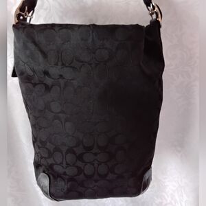Coach Signature Black XL Hobo Bag